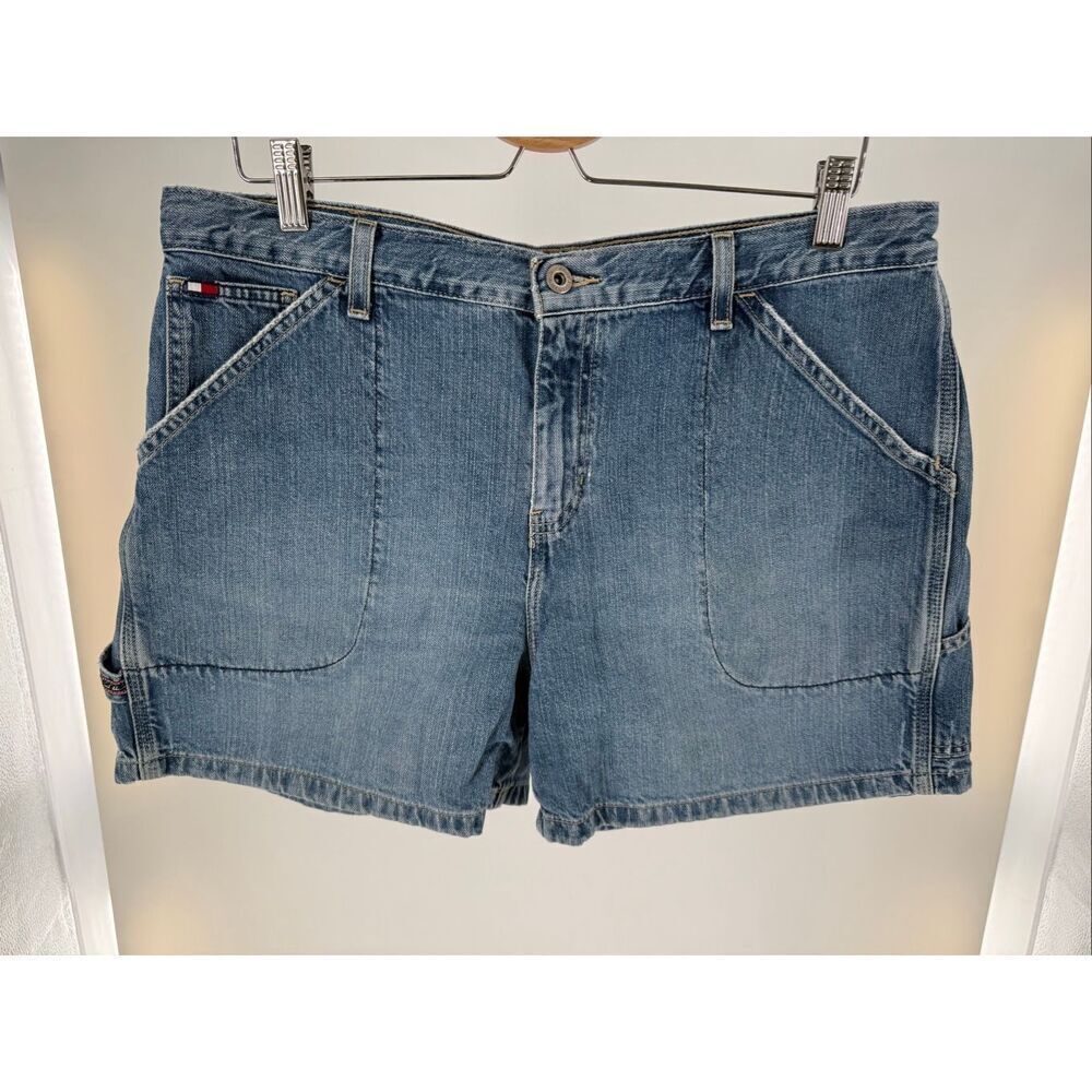 Vintage Tommy Hilfiger Carpenter Jean Shorts size 12/14